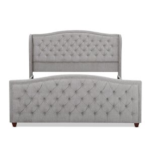 Birch Lane™ Coleman Upholstered Wingback Bed & Reviews | Wayfair